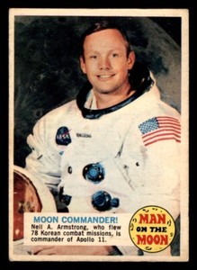 1969 OPC O-Pee-Chee Man on the Moon #2A Moon Commander! VG/EX *d2