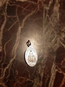 Maria Medallion Anhänger Weihnachten Glaube Gebet Christentum  - Bild 1 von 2