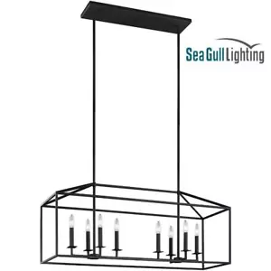 Sea Gull Lighting 6615008-839 Perryton 8-Light Chandelier, Blacksmith - Picture 1 of 1