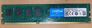 Crucial CT102464BA160B.C16FPR 8 GB UDIMM PC3-12800 DDR3 1600 MHz RAM desktop 240 - Foto 1 di 2