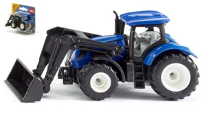 SIKU SK1396 TRATTORE HOLLAND + PALA mm 93 Modellino - Foto 1 di 1