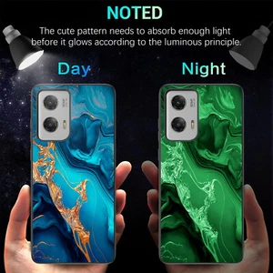 Custodia in gomma antiurto per Moto G Stylus 5G 2024 Glow in the Dark PC - Foto 1 di 9