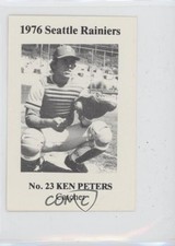 1976 Seattle Rainiers Team Issue Ken Peters #23