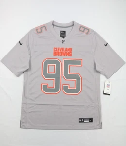 Myles Garrett #95 Cleveland Browns Men's on-Field Jersey Gray Size L NWT - Picture 1 of 12