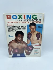 BOXING ILLUSTRATED WRESTLING NEWS MAGAZINE VINTAGE JUNE 1961 RAY ROBINSON DOWNES - Picture 1 of 9