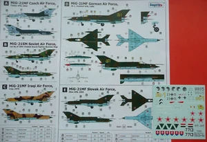 KoproDecals-1/72, MIG-21MF - Bild 1 von 2