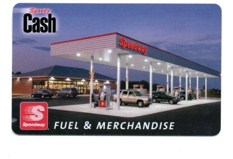 Speedway Speedy Cash Fuel & Merchandise Gas Gift Card No $ Value Collectible - Image 1 of 1