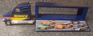2004 Sunoco Nascar Race Car Hauler Display 18 Wheeler Lights & Sound Sides Open - Picture 1 of 9