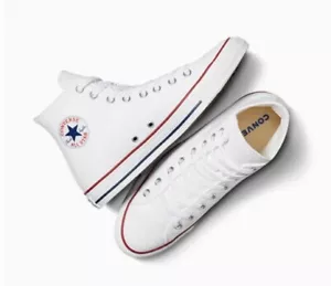 NUOVO Converse Donna 7 HI Ottico Bianco Nero Chuck Taylor All Star High M7650 Uomo 5 - Foto 1 di 11