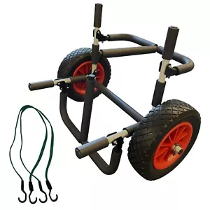 DOPPIO SURF PADDLEBOARD SUP TROLLEY CARRELLO con 10" RUOTE A PROVA DI FORATURA - Foto 1 di 1