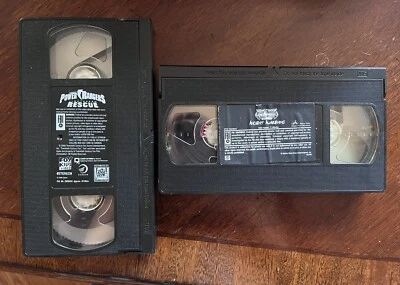 Power Rangers 2 VHS Tapes Lightspeed Rescue Ancient Awakenings AS IS cassettes Foto 1 de 2
