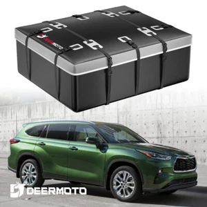 21 Cubic Feet  Roof Top Cargo Carrier Bag Luggage Storage For Toyota Highlander - Picture 1 of 13