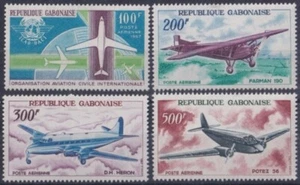F-EX31910 GABON MNH 1967 OACI AIRPLANE AVION POTEZ 56 HERON FARMAN 190. - Picture 1 of 1