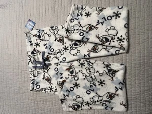 Disney Juniors Frozen Olaf Soft Touch Fleece Plush Pajama Pants. Big Kids Size L - Picture 1 of 2