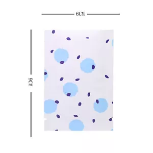 200x Blue Dots Purple Flecks Aluminum Bags 2.25x3.5in (Free 2-Day Shipping) - Picture 1 of 3