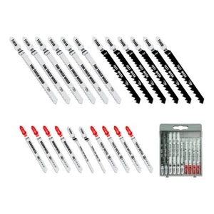 T-Shank Jigsaw Blade Set with Casefor Wood & Metal - 22 Pieces - Picture 1 of 6