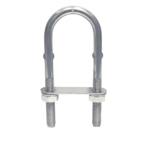 U-Bolzen Zugöse Schleppöse Wasserskiöse U-Bolt Augbügel Rohrbügel V2A Edelstahl - Bild 1 von 2
