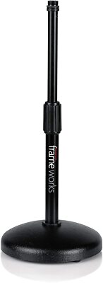 Gator Desktop Microphone Stand with Round Wei...