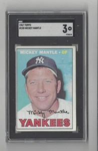 1967 Topps #150 Mickey Mantle Yankees - SGC 3 - Bild 1 von 2