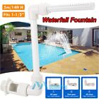Swimming Pool Waterfall Fountain Above / In Ground Water Spray Spa Fun Sprinkler