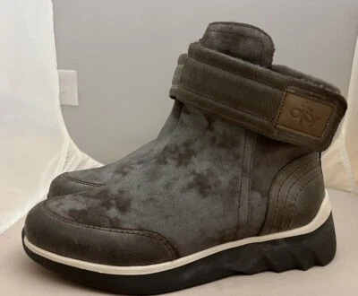 OTBT женщин 8,5 прогулки ботинок ботинки серый зимний открытый изолированный флис с подкладкой - Изображение 1 из 4