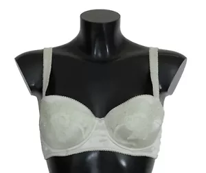 DOLCE & GABBANA Unterwäsche grün Balkon-BH Blumenmuster Spitze IT2/US 34 UVP $ 420 - Bild 1 von 6
