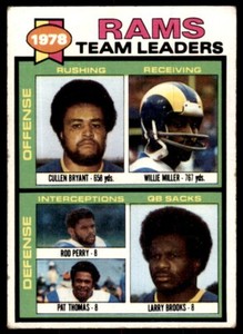 1979 Topps Cullen Bryant/Willie Miller/Rod Perry/Pat Thomas/Larry Brooks