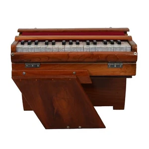 New Harinam Harmonium-32Key 2.5 Octave Double Bellow Portable Harmonium With Bag - Picture 1 of 5