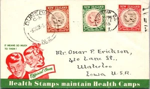 FDC New Zealand 1955 - Health Stamps - Dunedin - F37855 - Picture 1 of 2