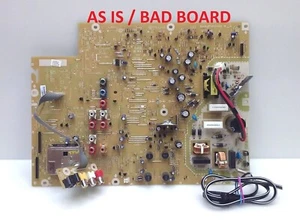 Sylvania LC320SLX Power Supply Board A01FPMPWS001 (AS IS / BAD BOARD) Cord Cut - Picture 1 of 7
