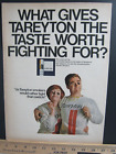 1967 Vintage Print Ad Tareyton Cigarettes Smokers Tobacco Charcoal Tip Black Eye