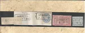 Pr Vor / GOMMERN L1 auf Blanko-Briefstück, 2 Ra2 auf Briefstück m. Pr. 17a (Bug) - Bild 1 von 1