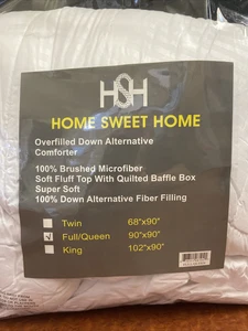 Edredón blanco hipoalergénico alternativo para todas las estaciones Home Sweet Home  - Imagen 1 de 4