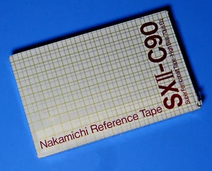 Nueva cinta de referencia de casete Nakamichi SXII-C90 sellada súper ferricobalt - Imagen 1 de 12