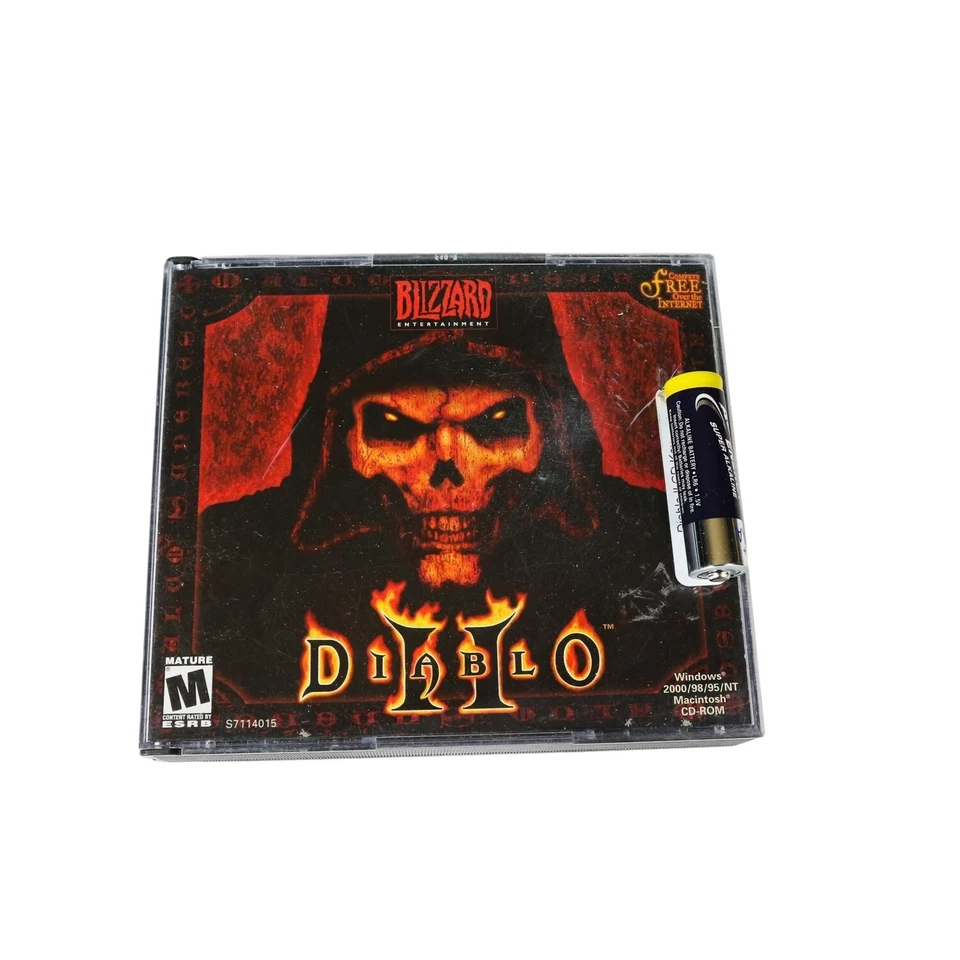 Diablo II Blizzard 4 Disc & Exp. CD-ROM 2000/98/95/NT Mac - No Manual - Image 1 of 4