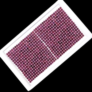 Lote al por mayor de 200 piezas de piedras preciosas sueltas corte diamante granate rodolita natural 2,0 mm - Imagen 1 de 4