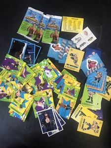 Lote de pegatinas de tarjetas WWE Rumble Pack Topps 2010 John Cena Kane Orton Mysterio - Imagen 1 de 13