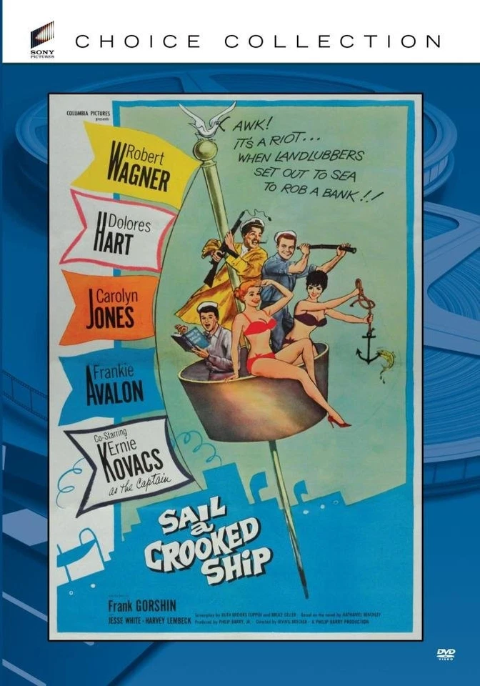 Sail A Crooked Ship (DVD) Frankie Avalon Robert Wagner Dolores Hart (US IMPORT) - image 1 of 1
