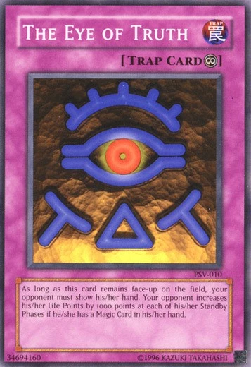 The Eye of Truth - PSV-010 - Common - Unlimited Edition Near Mint Pharaohs Serva - Image 1 of 1