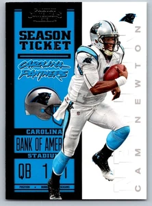 Figurina Calciatori Panini Contenders 14 Cam Newton Carolina Panthers 2012 - Foto 1 di 2