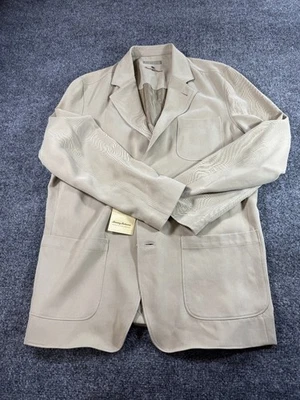 Tommy Bahama St Thomas Blazer Paradise Nation Hombre Chaqueta Mediana Caqui Seda Foto 1 de 4
