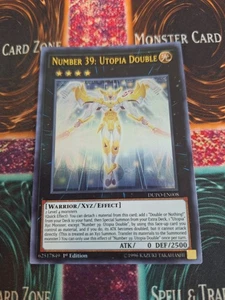 Yu-Gi-Oh! Number 39: Utopia Double DUPO-EN008 Ultra Rare 1st Edition Near Mint - Picture 1 of 4