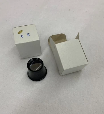 6X Jewelers Loupe , pocket eye loupe magnifier  (Box 24 pieces) - Image 1 of 4