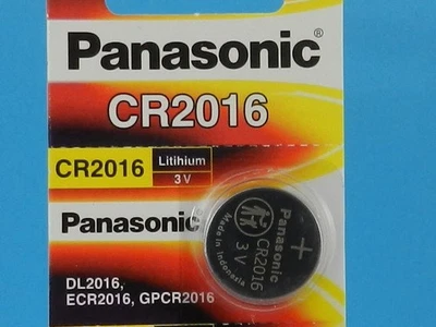 BATERIA PANASONIC CR2016 LÍTIO 3V 1 peça - Imagem 1 de 2