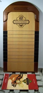 Tablero Shove Ha’Penny con Monedas Juegos Monarca Salón Inglés Madera Completo NUEVO - Imagen 1 de 9