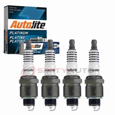 Velas de ignição Autolite Platinum 4 peças para 1957-1963 Vauxhall Victor 1.5L L4 GG - Imagem 1 de 4
