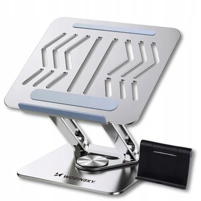 Wozinsky Stabiler Drehbarer Laptop-Ständer aus Aluminium & Kohlenstoffstahl  - Bild 1 von 4