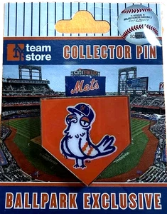 NY Mets Pigeon Collector’s Pin Home Plate Ballpark Exclusive - Picture 1 of 1