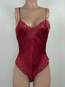 Body collant vintage DELICATO slip TEDDY RASO elasticizzato lingerie pizzo trasparente - Foto 1 di 13