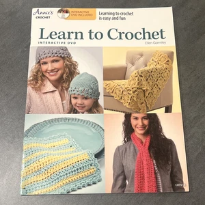 Learn To Crochet with Interactive DVD by Ellen Gormley - Imagen 1 de 3